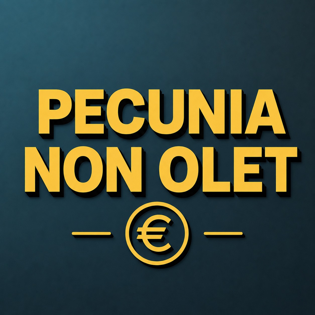 Copertina Pecunia Non Olet